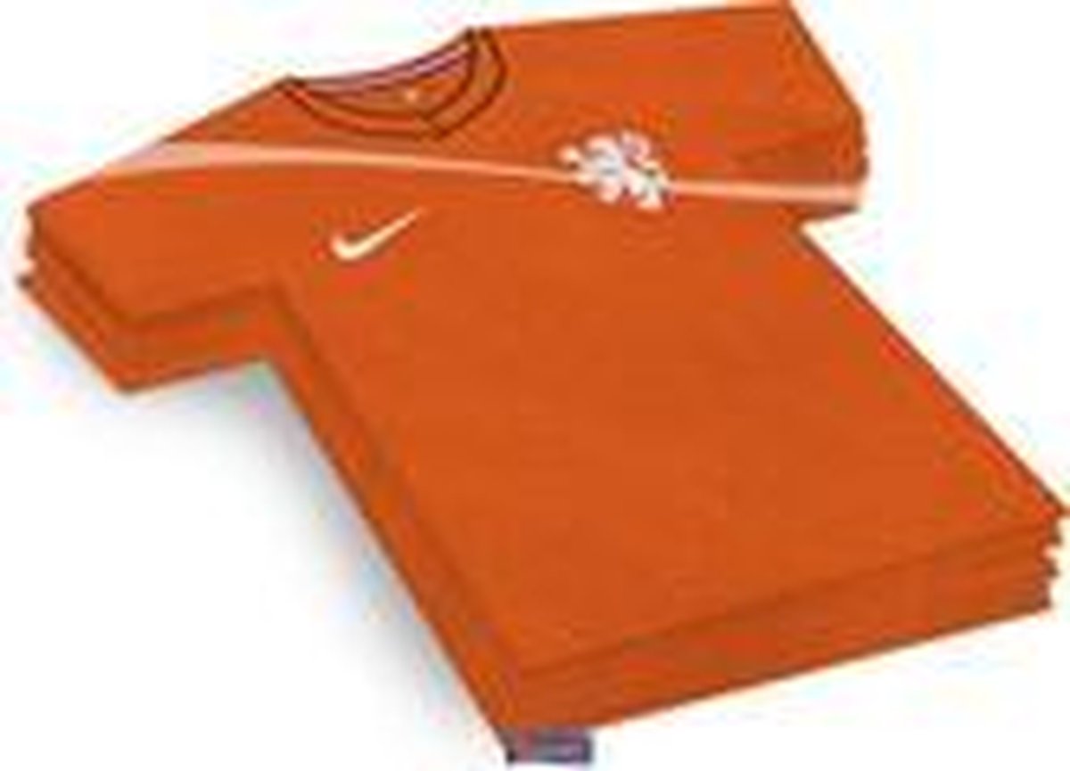 Servetten Oranje Voetbal KNVB shirtjes papier KNVB WK | EK